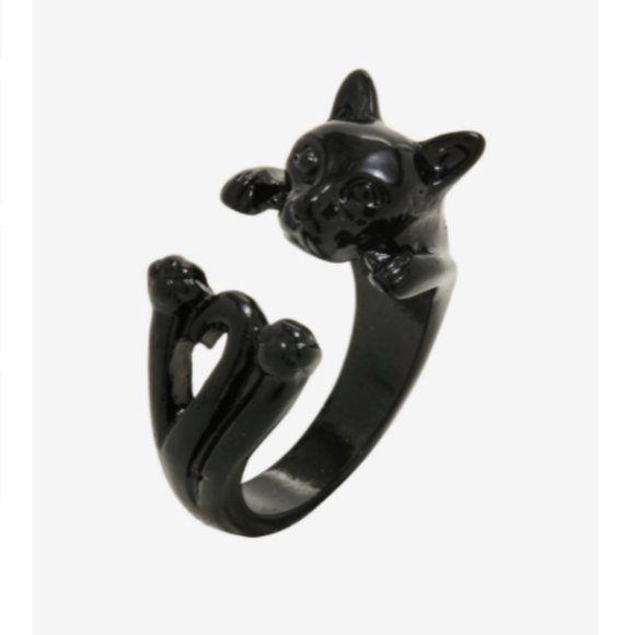 Hot Topic Jewelry - NEW BLACK CAT GOTH RING